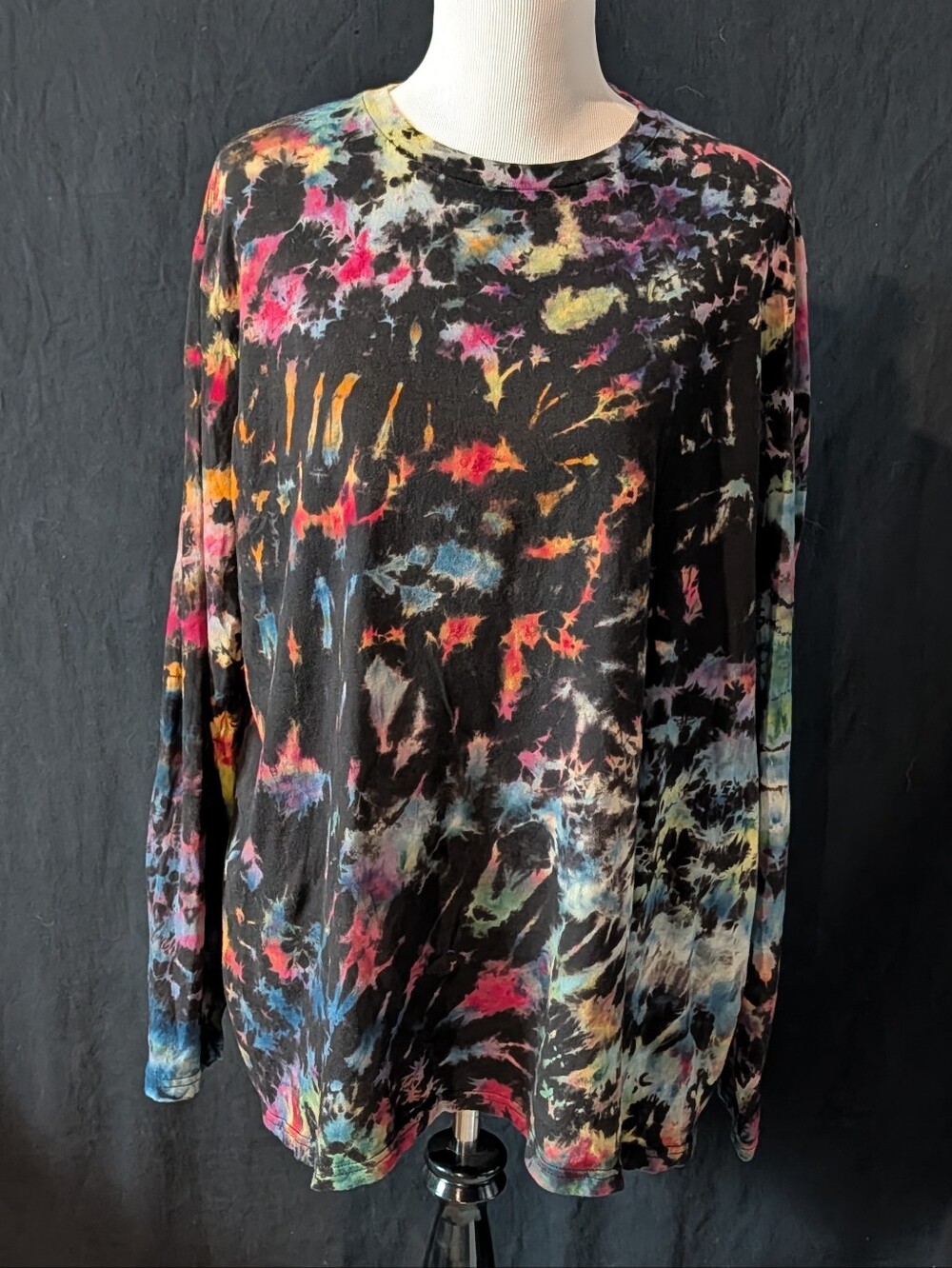 New Reverse Tiedye Unisex Long Sleeve Shirt